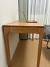 原始原素 全實(shí)木書(shū)桌簡(jiǎn)約現代北歐環(huán)保書(shū)房橡木寫(xiě)字臺電腦桌A7161 1.2m單書(shū)桌-760*1200*560mm 橡木-原木色 曬單實(shí)拍圖