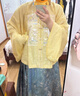 重回漢唐溶溶月豎領(lǐng)對襟襖馬面裙套裝原創(chuàng  )明制漢服女款秋冬款 淺黃色豎領(lǐng)對襟襖/預售 付款45天 L 曬單實(shí)拍圖