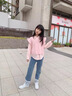 G.DUCKKIDS女童春秋款馬甲襯衫套裝2025新款女大童洋氣春季兒童休閑時(shí)髦春裝 三件套 160 cm 曬單實(shí)拍圖