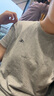 Calvin KleinJeans25春夏女士刺繡字母休閑ck凈色純棉圓領(lǐng)短袖T恤47A219G 曬單實(shí)拍圖
