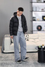 EMPORIO ARMANI/阿瑪尼官方旗艦EA7/新款男防風(fēng)防水面包夾克棉服外套秋季 UC001-黑色 M  (推薦：135-150斤) 曬單實(shí)拍圖