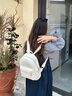 麥斯卡（Mesuca）迪士尼雙肩包女大容量背包高顏值通勤女士新款2025米奇書(shū)包 米白 曬單實(shí)拍圖