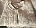 婧麒（JOYNCLEON）嬰兒衣服秋冬連體衣純棉新生兒季男女寶寶夾棉保暖對(duì)開哈衣服爬服 中開星月蒼綠 73cm 【6-9個(gè)月，體重7.2-9kg】 曬單實(shí)拍圖