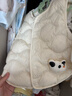 巴拉巴拉童裝寶寶馬甲外穿冬裝嬰兒衣服背心羽絨服輕薄萌男童女童兒童 奶白10530-白鴨絨 80 曬單實(shí)拍圖