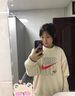 NIKE 耐克女童套裝秋季 2025新款男童秋裝純棉兒童運動(dòng)兩件套童裝潮流 棉花糖 【100%純棉】 150 /M 【建議身高140-152cm】 曬單實(shí)拍圖