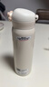 杯具熊（BEDDYBEAR）彈蓋直飲保溫杯316不銹鋼男女便攜水杯車(chē)載學(xué)生杯子470ML月牙白 曬單實(shí)拍圖