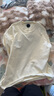帕拉?。≒ALLADIUM）運動(dòng)T恤純棉印花短袖T恤時(shí)尚百搭舒適男女同款短袖 178011-232-香草冰色 XL 曬單實(shí)拍圖