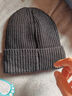 紅蜻蜓帽子男士冬季毛線(xiàn)帽加絨保暖棉帽戶(hù)外騎車(chē)防寒防風(fēng)護耳帽針織冷帽 黑色帽子·加絨防風(fēng) 曬單實(shí)拍圖