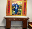 小木窩 供桌 神臺條案玄關(guān)案幾禪意中堂六件套新中式紫金檀木實(shí)木端景臺 條案/供桌/神臺（馬蹄腿設計） 組裝 曬單實(shí)拍圖