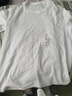 優(yōu)衣庫女裝柔滑彈力棉質(zhì)圓領(lǐng)T恤/長(cháng)袖基礎版型內搭新款480869 00 白色 XL /165/92A 曬單實(shí)拍圖
