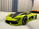 EZF蘭博基尼車(chē)模三千年汽車(chē)模型仿真合金擺件周送送送給對象生日禮物 蘭博三千年綠色+實(shí)木場(chǎng)景展示盒 曬單實(shí)拍圖