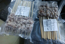果勛羊肉串+牛肉串 凈重1300g（共100串）燒烤食材半成品烤串不膻 曬單實(shí)拍圖