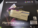 宏碁掠奪者（PREDATOR）48G(24G×2)套裝 DDR5 6000頻率 臺式機內存條 Hermes冰刃系列 RGB燈條(C28) 石耀黑 AI電腦配件 曬單實(shí)拍圖