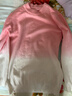 真維斯兒童毛衣2024冬季新款男女童時(shí)髦漸變圓領(lǐng)毛衫中大童時(shí)尚冬款上衣 粉/J純色 160 曬單實(shí)拍圖