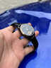 瑞士歐米茄手表男士全自動(dòng)機械表十大名牌鏤空時(shí)尚夜光防水男表 黑皮玫金黑面 曬單實(shí)拍圖