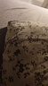 曼克頓（MANKEDUN）25秋冬新款高克重色織亞麻原麻床上四件套皺皺紗提花款床品套件 皺皺紗提花-繁花 四件套1.8 床笠款 （被套200*230cm） 曬單實(shí)拍圖