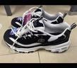 斯凱奇（Skechers）奧利奧熊貓鞋丨老爹鞋女經(jīng)典黑白復古春夏輕便潮流增高運動(dòng)休閑鞋 【女款】黑色/白色-BKW 38 曬單實(shí)拍圖