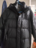 雪中飛男士羽絨服中長(cháng)款冬季新款連帽運動(dòng)休閑簡(jiǎn)約加厚保暖防寒羽絨外套 星耀黑 L (175) 曬單實(shí)拍圖