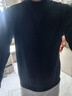 布先生佟大為明星同款春秋可機洗毛T羊毛衫男士毛衣純色針織打底衫 【小高領(lǐng)】鋼琴黑 2XL /185 曬單實(shí)拍圖