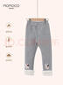 瑪米瑪卡（MOMOCO）女童打底褲加絨厚款兒童內搭甜美打底褲 灰色 90 曬單實(shí)拍圖