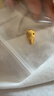 中國黃金（CHINA GOLD）黃財神鴻運招財時尚手鏈女白水晶足金手串紀念日生日禮物送女朋友 三通葫蘆白水晶手串【計價/定制產(chǎn)品】 曬單實拍圖