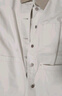 森馬（Semir）森柔牛仔|牛仔外套女中長款燈芯絨翻領(lǐng)秋季落肩寬松上衣時尚 奶白10501 M 曬單實拍圖