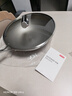 京東京造 鈦金純鈦炒鍋 【一級不粘】炒菜無(wú)涂層燃氣灶電磁爐通用 32cm 曬單實(shí)拍圖