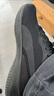 彪馬（PUMA）網(wǎng)面透氣黑色跑步鞋男女新款低幫運動(dòng)鞋FLYER 195201 黑色-黑色-05 40.5 曬單實(shí)拍圖