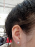 蔓笙999足銀如意結耳釘女養耳洞耳環(huán)2025新款螺絲擰設計感耳骨釘耳飾 大號如意耳釘【999足銀】一對 曬單實(shí)拍圖