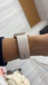 Apple/蘋(píng)果 Watch Series 10 智能手表GPS款42毫米玫瑰金色鋁金屬表殼淡桃粉色運動(dòng)型表帶M/L MX1V3CH/B 曬單實(shí)拍圖