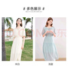 百圖betu女裝春夏新款連衣裙收腰氣質(zhì)法式復古減齡連衣裙2403D03 淺藍 L 曬單實(shí)拍圖