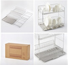 無(wú)印良品（MUJI）不銹鋼 雙層瀝水籃 廚房置物架碗架臺面碗碟架水池收納架 曬單實(shí)拍圖