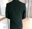 羅蒙西服套裝男士商務(wù)修身西裝男職業(yè)正裝小西服新郎伴郎結(jié)婚禮服外套 黑色雙扣【西服+西褲+襯衫】 6XL /200【190-205斤】+7件禮品 曬單實拍圖