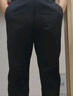 京東京造休閑褲商務(wù)工裝褲男士直筒 抗皺免燙易打理長(zhǎng)褲 夏季西褲黑色3XL 曬單實(shí)拍圖