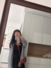 九寸陽(yáng)光慵懶風(fēng)針織開(kāi)衫外套女2025新款寬松外穿小披肩韓版休閑氣質(zhì)上衣女 灰色長(cháng)袖薄款上衣 M （90~105斤） 曬單實(shí)拍圖