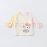davebellHello Kitty聯(lián)名戴維貝拉女童T恤兒童上衣嬰兒寶寶童裝春秋裝DBM19594米白100cm 曬單實(shí)拍圖