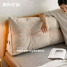 源氏木語(yǔ)床頭軟靠現代簡(jiǎn)約三角護腰大靠背北歐家用軟包靠墊臥室可拆洗靠枕 【淺卡其色】床頭軟靠1.5米 曬單實(shí)拍圖