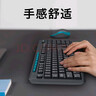 羅技（Logitech）MK275 鍵鼠套裝 無(wú)線(xiàn)鍵鼠套裝 辦公鍵鼠套裝 全尺寸 商務(wù)鍵鼠套裝 帶無(wú)線(xiàn)2.4G接收器 黑藍色 曬單實(shí)拍圖