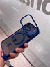 魁焰 金屬鏡頭支架適用iphone17手機殼蘋(píng)果17promax送鏡頭膜16pro透明磁吸無(wú)線(xiàn)充15保護套14全包防摔13 【深藍色+掛繩】送鏡頭膜-鏡頭支架-磁吸充電 iphone 17 Pro M 曬單實(shí)拍圖