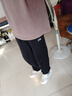 李寧運動(dòng)褲男褲2025秋冬季新款直筒休閑褲子男士青少年棉長(cháng)褲寬松衛褲 黑色（常規直筒-口袋拉鏈） XL 曬單實(shí)拍圖