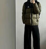 駱駝?dòng)鸾q服男女同款輕薄羽絨服男鴨絨面包服情侶外套冬季 薇紫色/幻影黑 男女同款,7089H XL 曬單實(shí)拍圖
