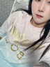 BOY LONDON【西柚果茶】25夏季男女同款藍粉漸變潮牌體恤短袖T恤N01090 粉/藍色 L 曬單實(shí)拍圖