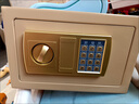 保險箱存錢(qián)罐【虎牌同款】保險柜家用辦公小型迷你小型全鋼防盜兒童存錢(qián)罐電子密碼投幣款保管箱 咖啡金不投幣款 20*20*31cm 曬單實(shí)拍圖