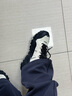 斐樂(lè )（FILA）女鞋中幫加絨老爹鞋休閑鞋冬季保暖厚底運動(dòng)鞋 斑鳩黃/黑-TB 38.5 曬單實(shí)拍圖