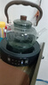 高茗玻璃煮茶壺煮茶器新款中式耐高溫燒水提梁壺家用大功率電陶爐套裝 【煮茶套裝】墨香壺+唐戈爐 曬單實(shí)拍圖