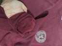 森馬（Semir）[商場(chǎng)同款]女oversize發(fā)熱抗菌2024冬季繡花抓絨上衣101724116004 曬單實(shí)拍圖