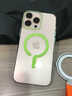 和肯透明不發(fā)黃適用iphone17pro手機殼新款magsafe磁吸蘋(píng)果16promax超薄15pro撞色17簡(jiǎn)約14防摔保護套 【熒光綠】強磁吸附-透亮裸機-不發(fā)黃 iPhone17ProMax 曬單實(shí)拍圖