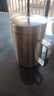 美廚（maxcook）316不銹鋼水杯 雙層泡茶杯口杯兒童學(xué)生帶蓋手柄400ml  MCB1112 曬單實(shí)拍圖