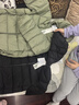 優(yōu)衣庫童裝男童女童高級輕型羽絨連帽外套帽子可拆卸471377 54 綠色 140 曬單實(shí)拍圖