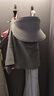 蕉下（beneunder）防暴曬臉基尼女帽檐全臉?lè )罆衩嬲肿o頸防曬口罩深花灰 曬單實(shí)拍圖